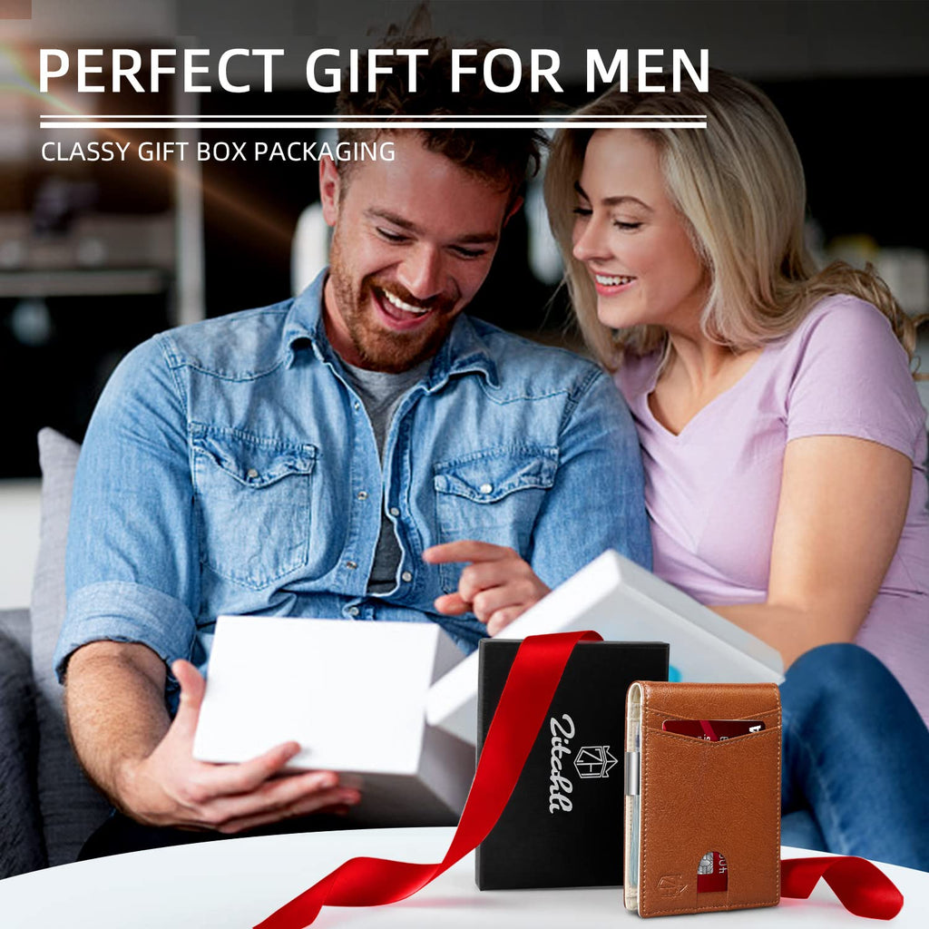 Craques Slim RFID Wallet for Men - Brown Leather craques