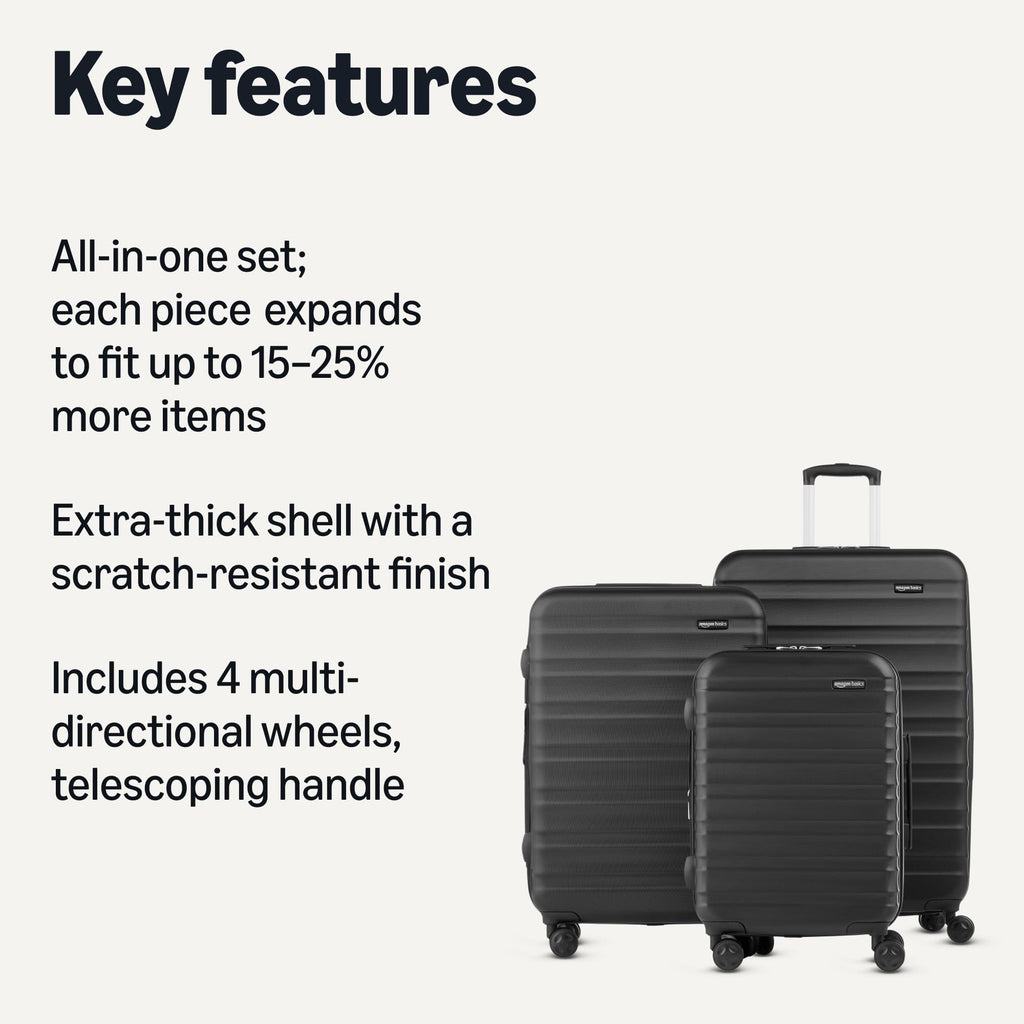 Craques Expandable Hardshell Luggage Set with Wheels craques