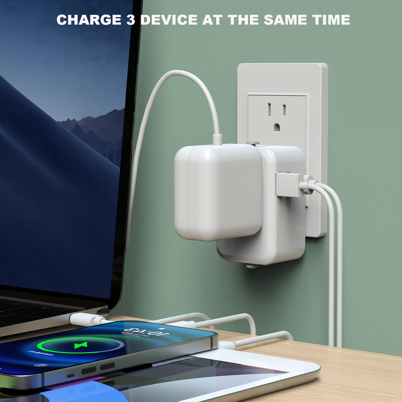 Craques Universal Travel Adapter with USB C Fast Charging craques