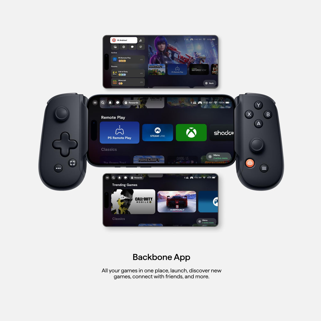 BACKBONE One Mobile Gaming Controller for Android and iPhone 15/16 Series (USB-C) - craques