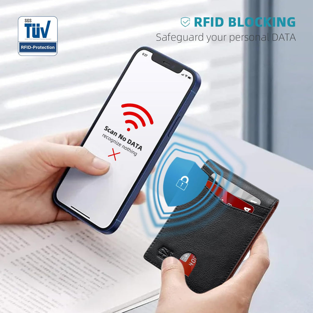 Craques Slim RFID Wallet for Men - Brown Leather craques