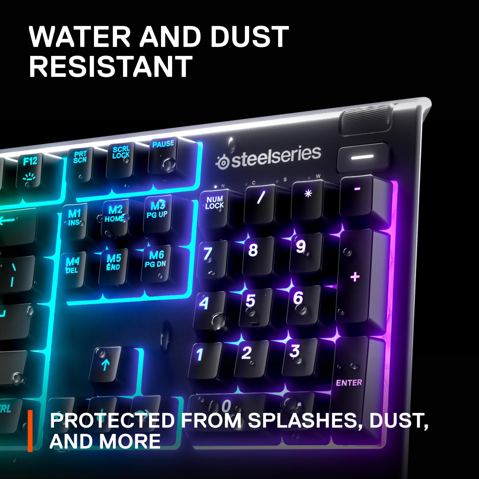 Craques SteelSeries Apex 3 Gaming Keyboard with RGB Lighting craques
