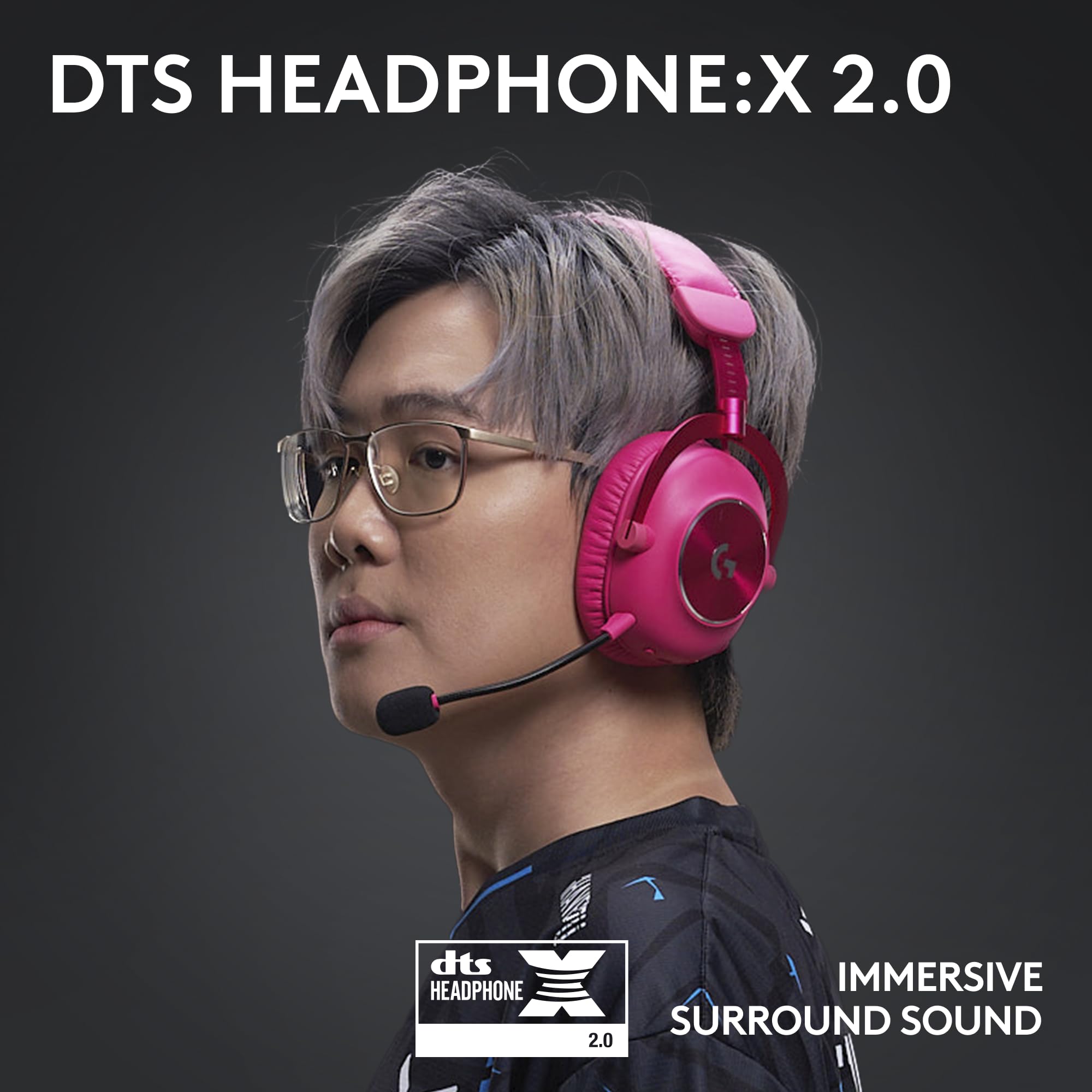 Craques Logitech G PRO X Gaming Headset Wireless USB craques