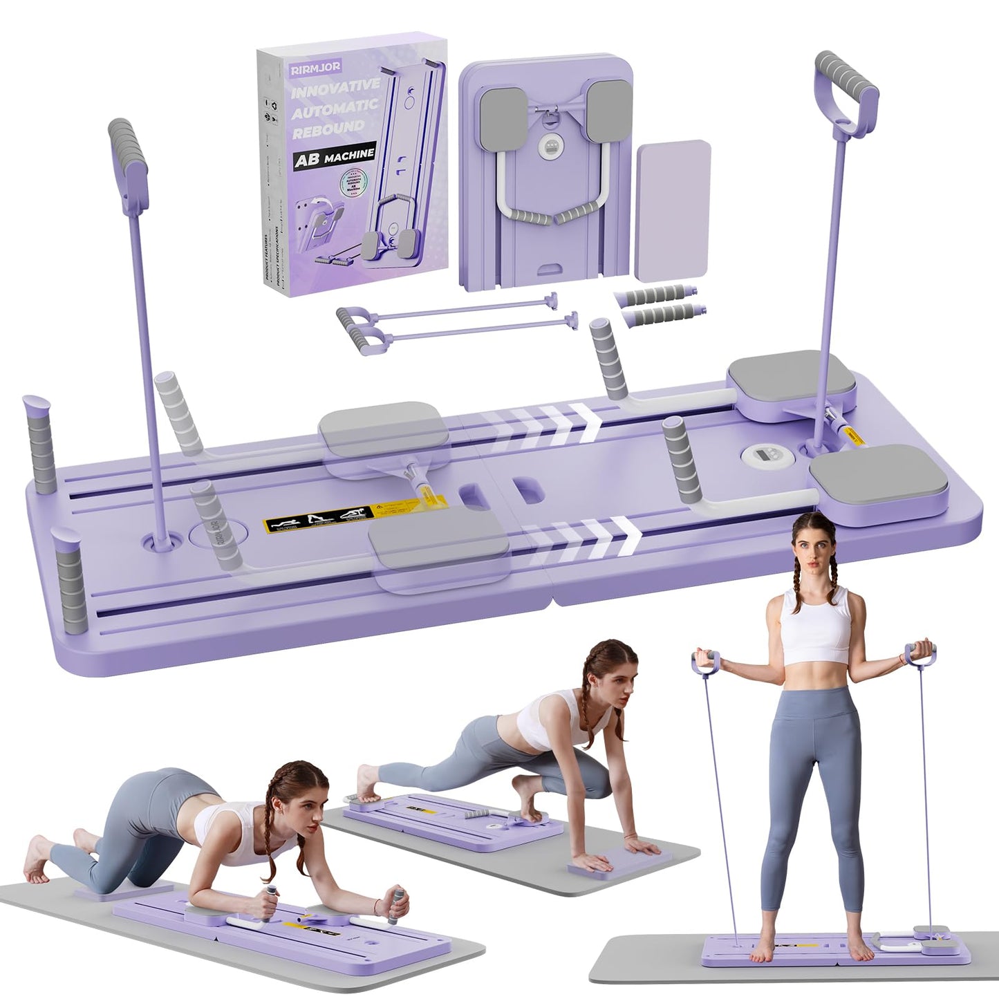 Upgraded Pilates Reformer Machine