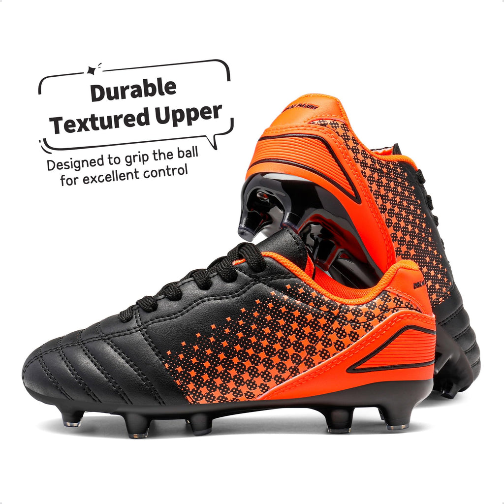 DREAM PAIRS Boys Girls Outdoor Football Shoes Soccer Cleats - craques