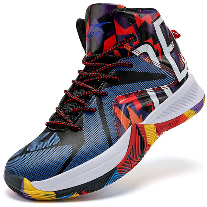 ASHION Kids Basketball Shoes Boys Girls High-Top Sneakers