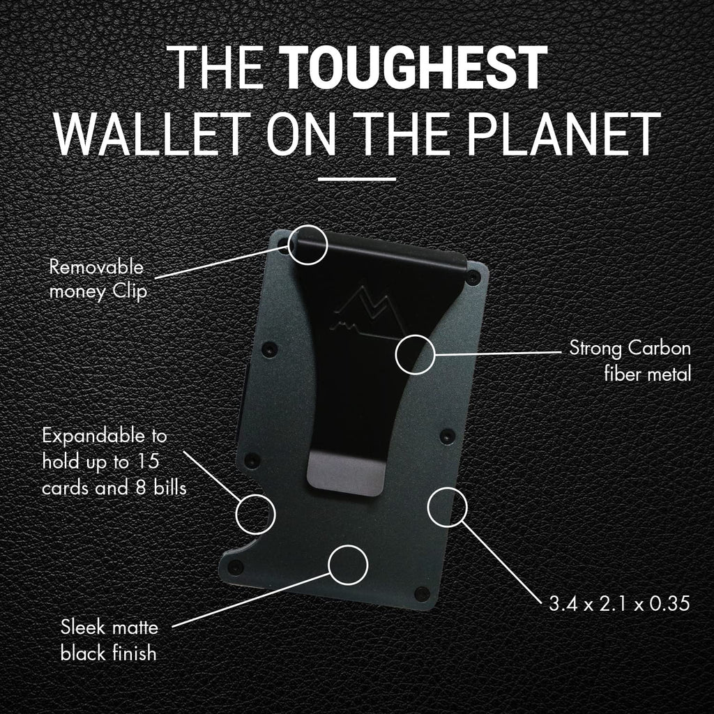 Craques RFID Blocking Minimalist Wallet with Wood Pattern craques