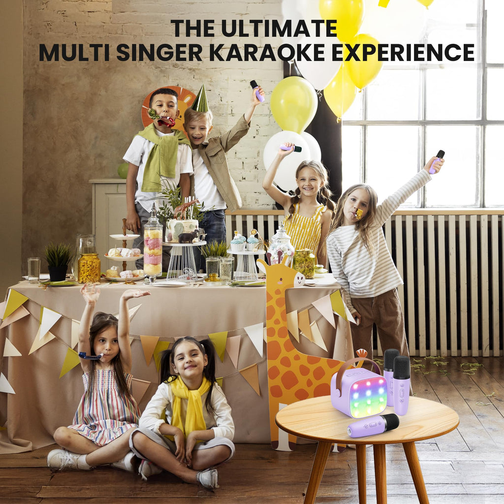 Mini Karaoke Machine for Kids Adults, Portable Bluetooth Speaker - craques