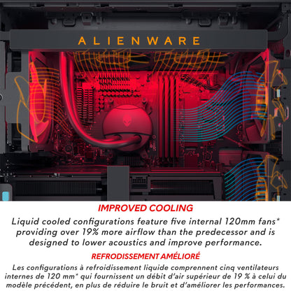 Alienware Aurora R15 Gaming Desktop - AMD Ryzen 7 7700X Processor, 16GB DDR5 RAM, 1 TB SSD, NVIDIA GeForce RTX 4070 Ti Graphics