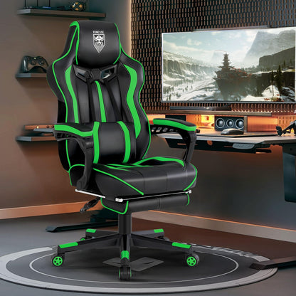 Vonesse Gaming Chair with Footrest Computer Chair