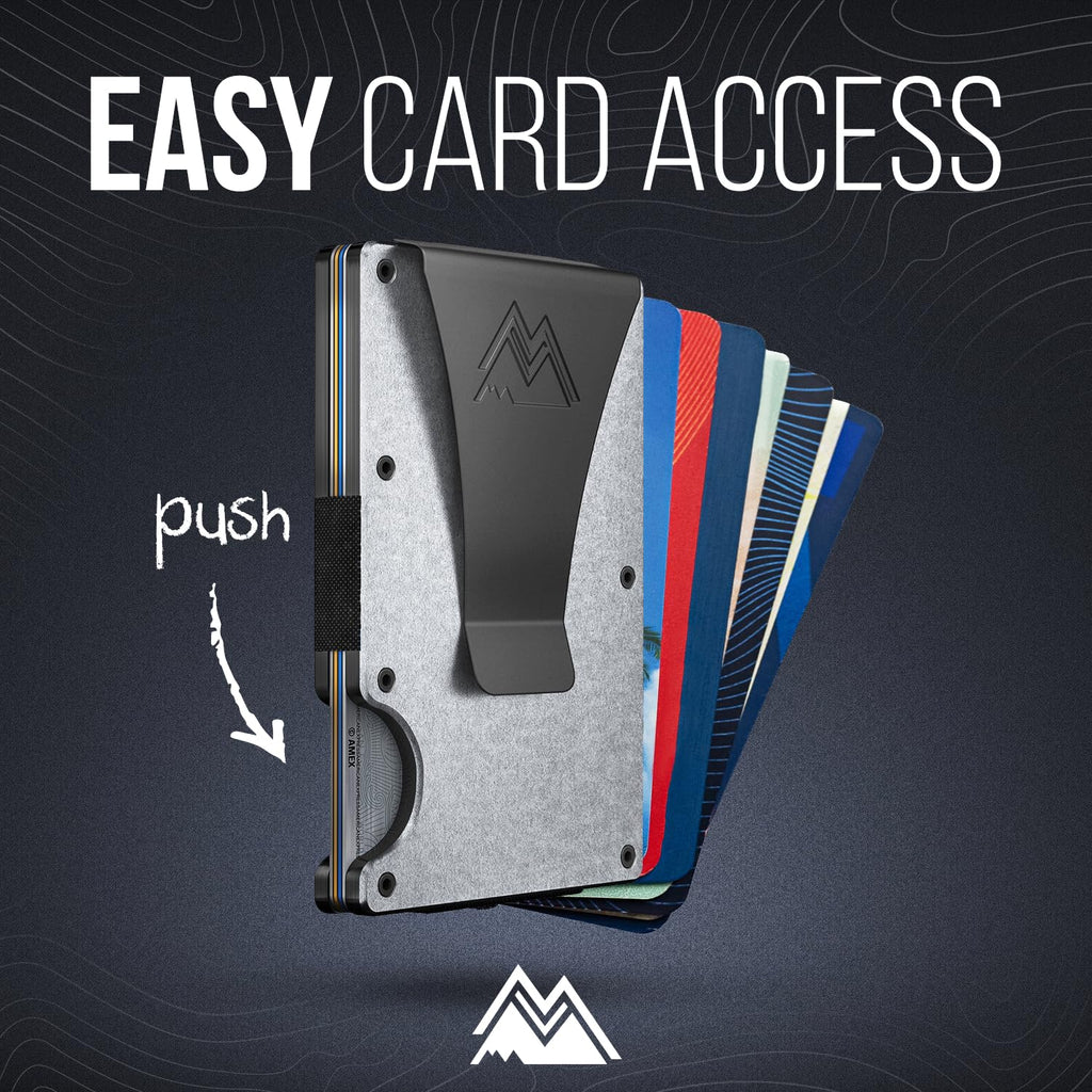 Craques RFID Blocking Minimalist Wallet with Wood Pattern craques