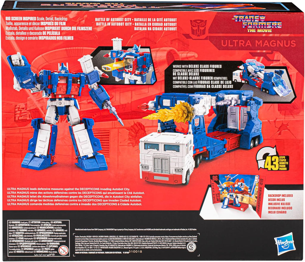 Transformers Ultra Magnus action figure by craques in robot and truck modes with deluxe glass figures