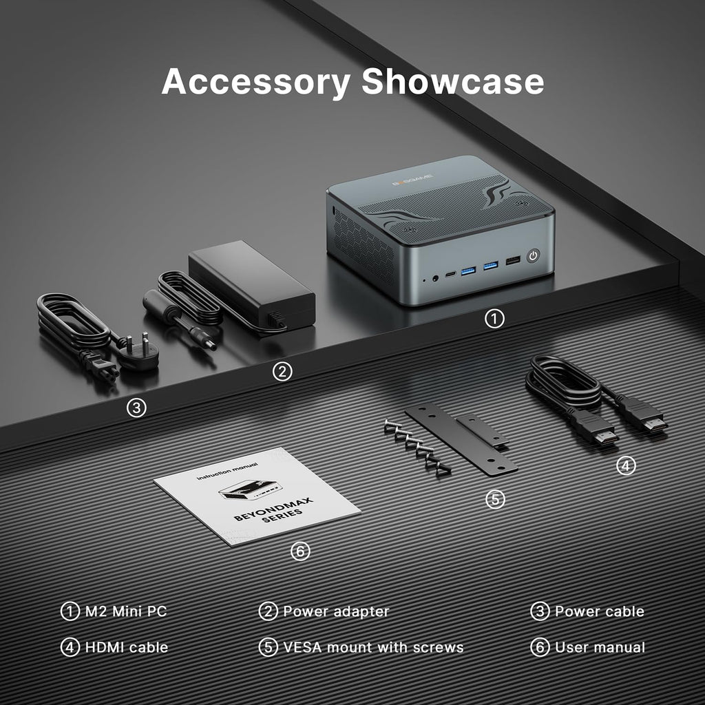 craques Ryzen 7 Gaming Mini PC Compact High-Performance