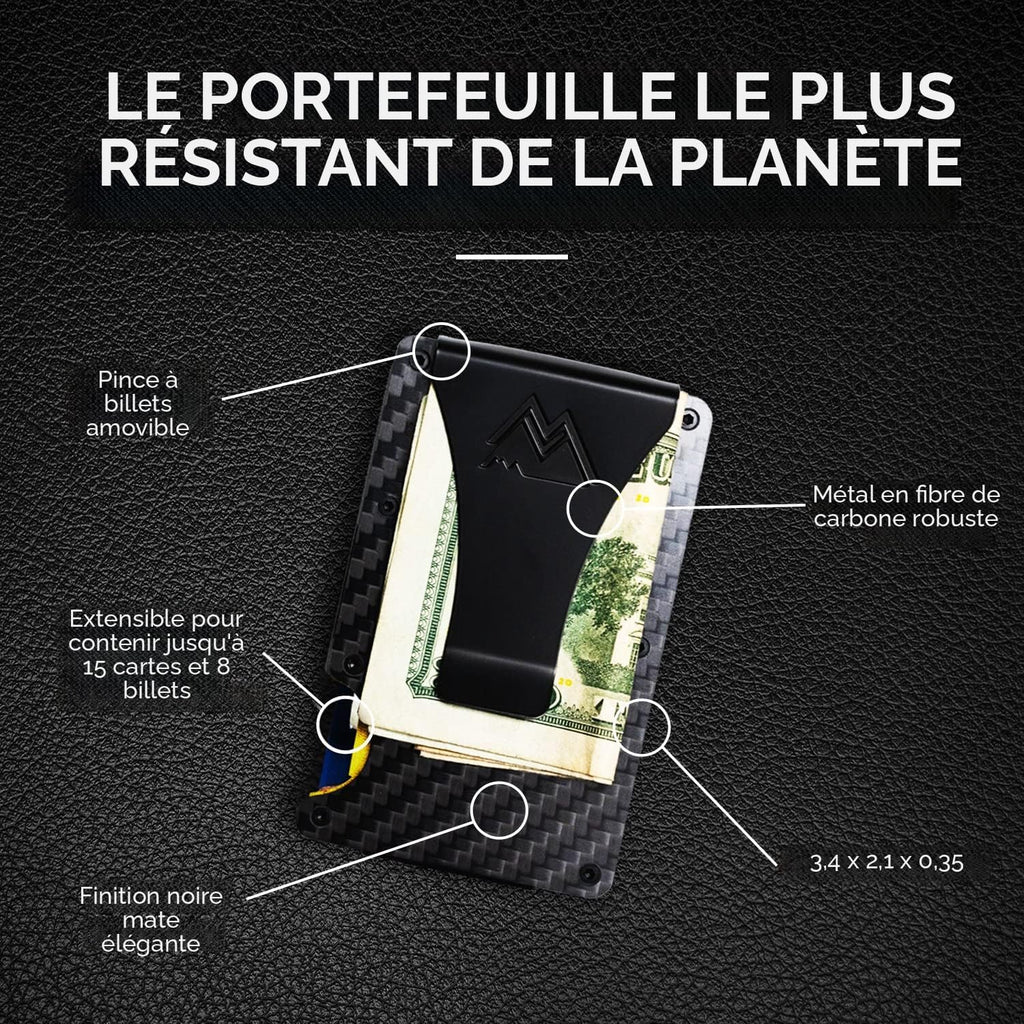 Craques RFID Blocking Minimalist Wallet with Wood Pattern craques