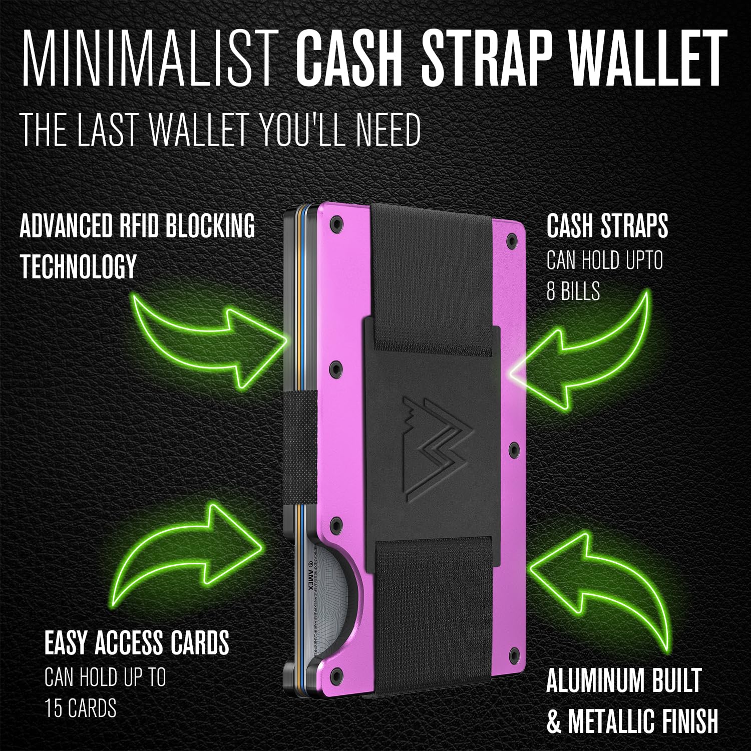Craques RFID Blocking Minimalist Wallet with Wood Pattern craques