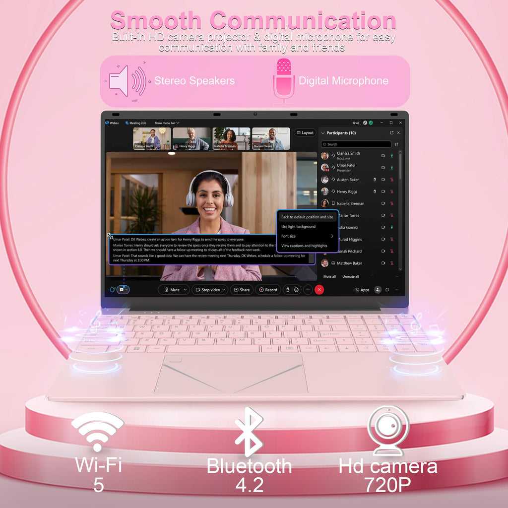 15.6 inch Laptop - 16GB RAM LPDDR4 512GB SSD Laptop Computer - craques