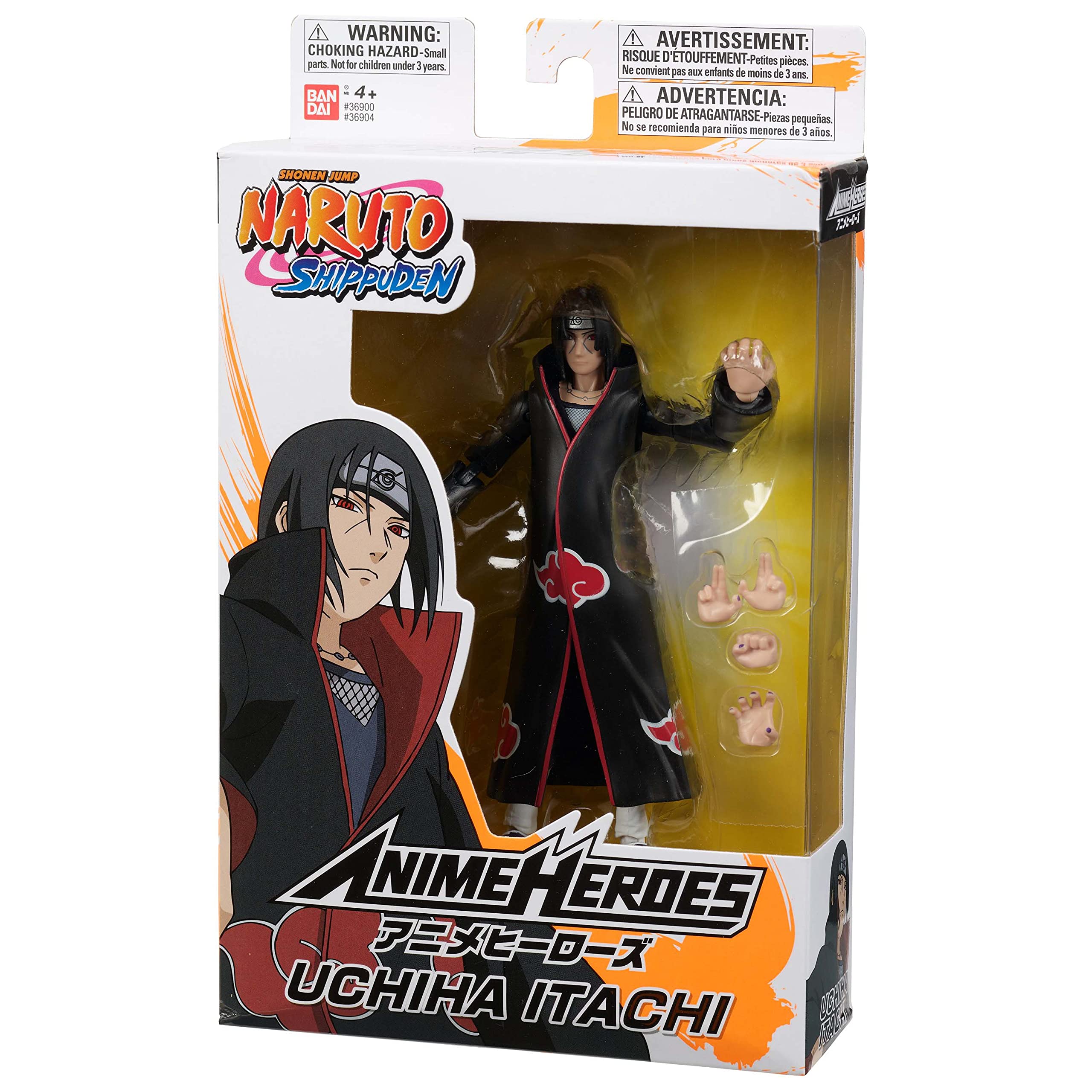 Namikaze Minato action figure in black cloak with red clouds from Naruto Shippuden by craques