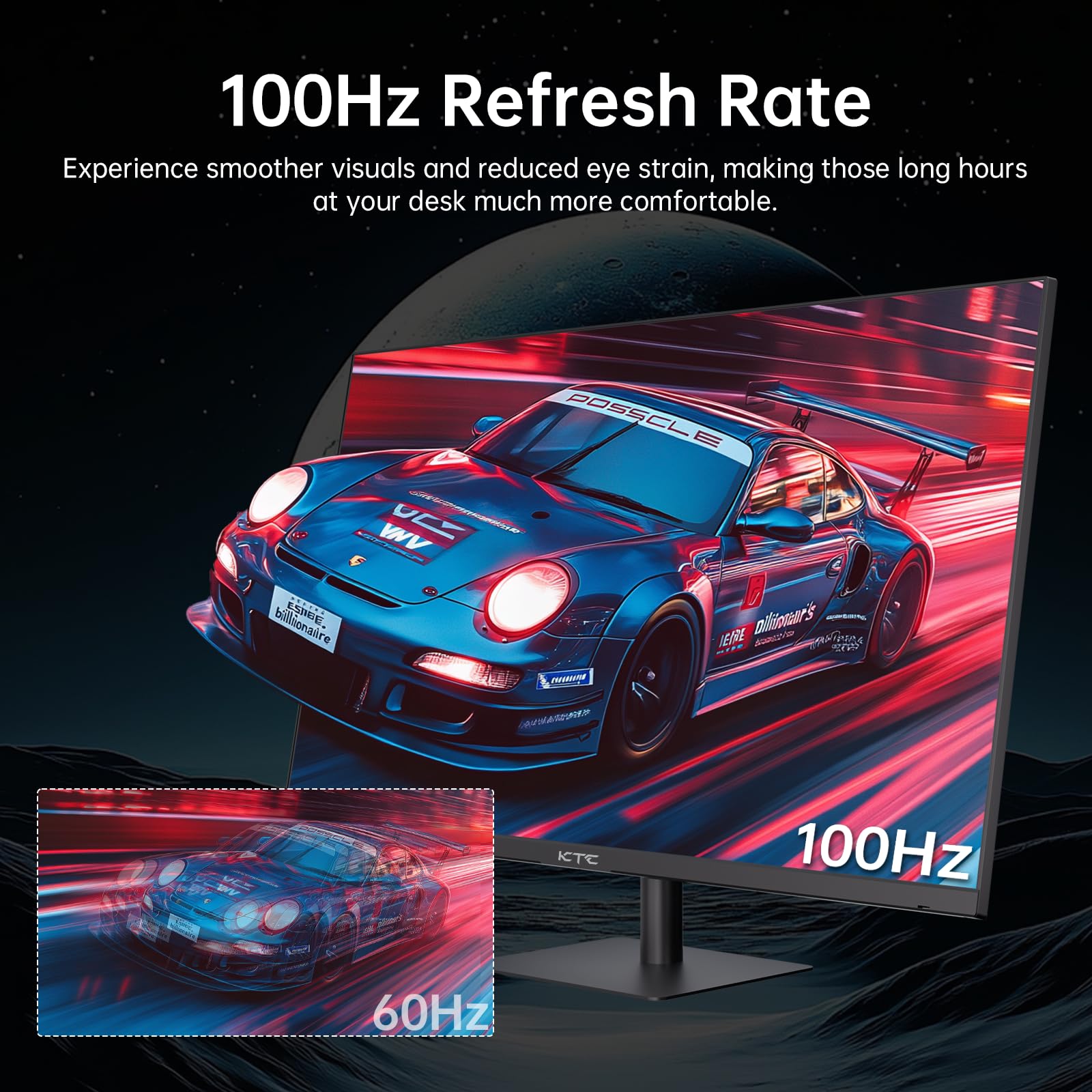 KTC 24 inch 190Hz/180Hz Gaming Monitor - craques