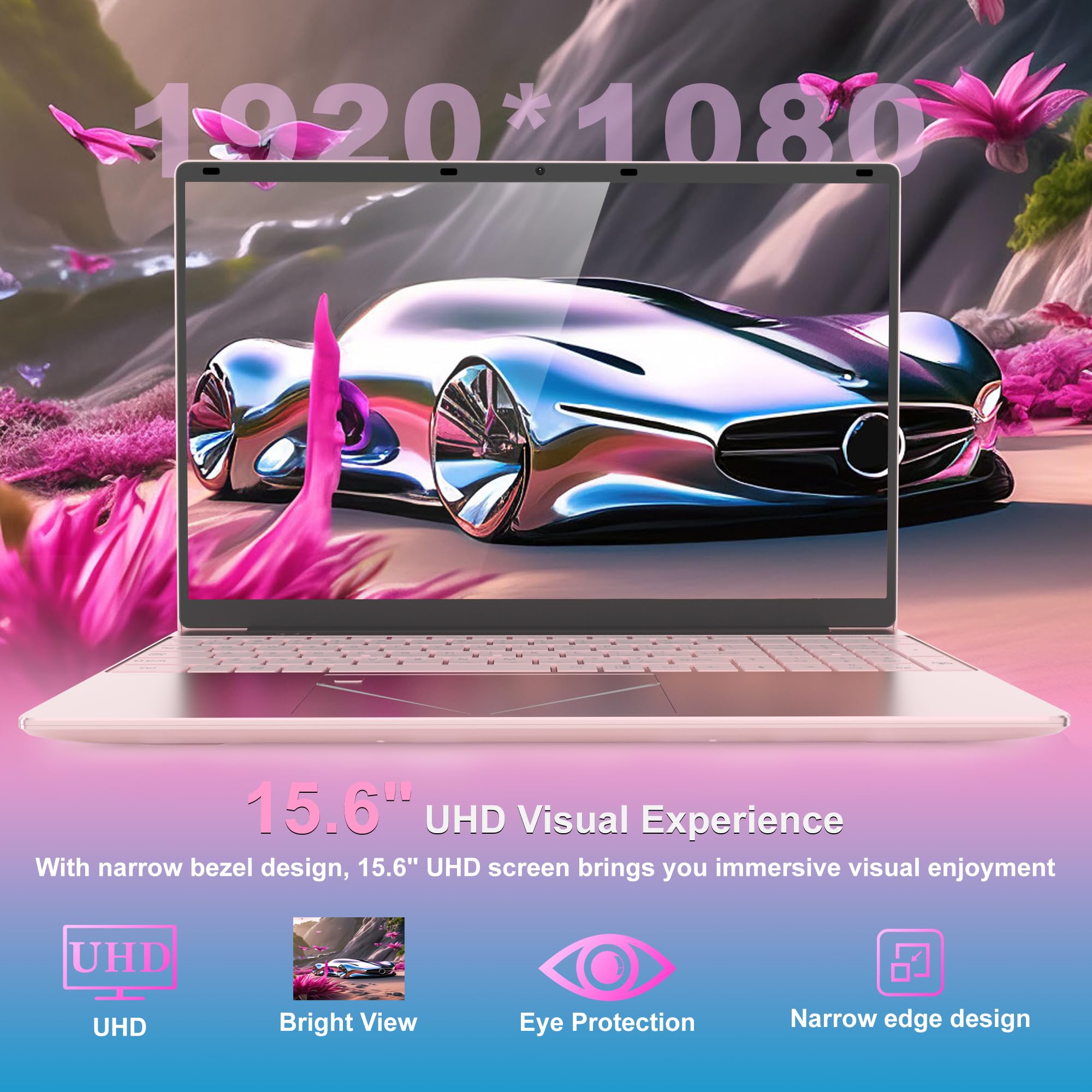 15.6 inch Laptop - 16GB RAM LPDDR4 512GB SSD Laptop Computer - craques