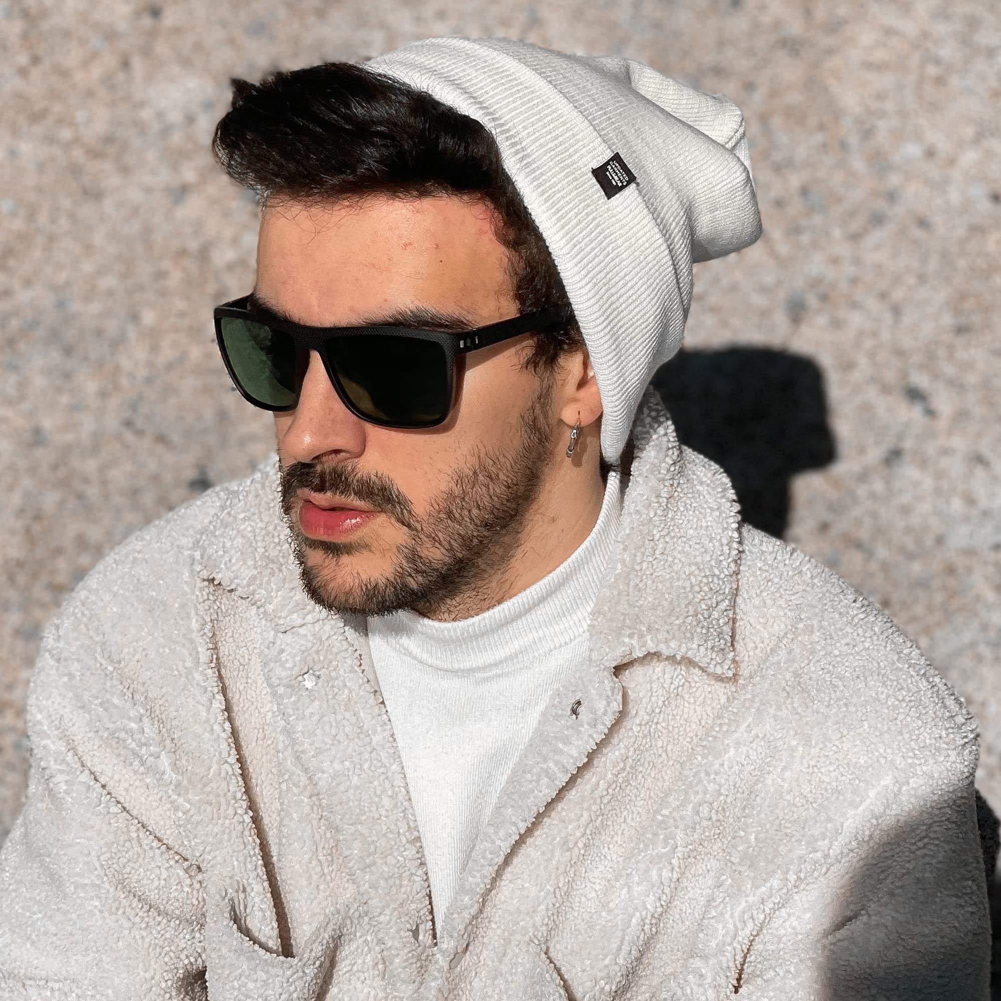 ZENOTTIC Polarized Sunglasses for Men Lightweight TR90 Frame UV400 Protection Square Sun Glasses craques