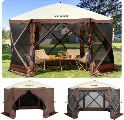 VEVOR Camping Gazebo Tent, 12'x12'