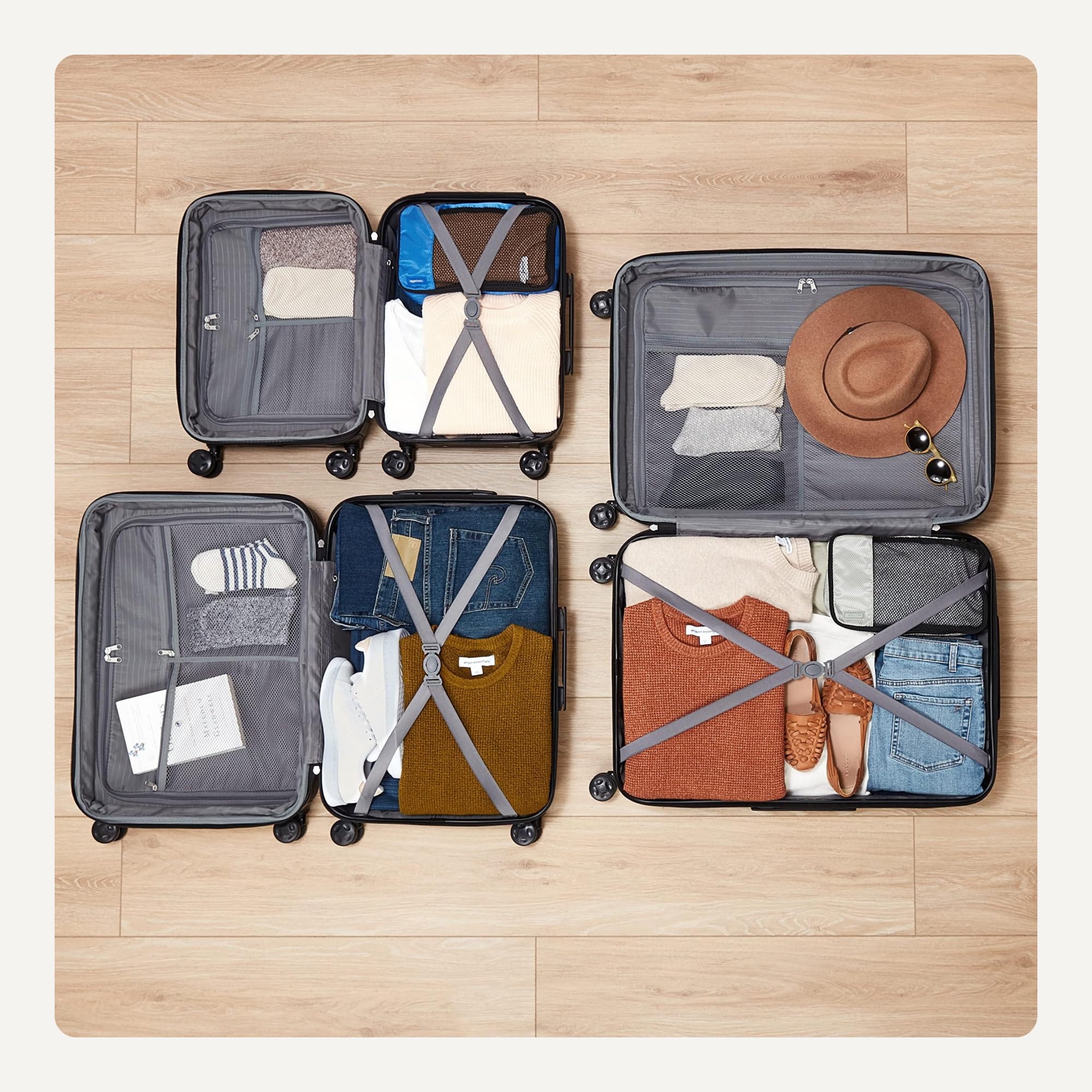 Craques Expandable Hardshell Luggage Set with Wheels craques