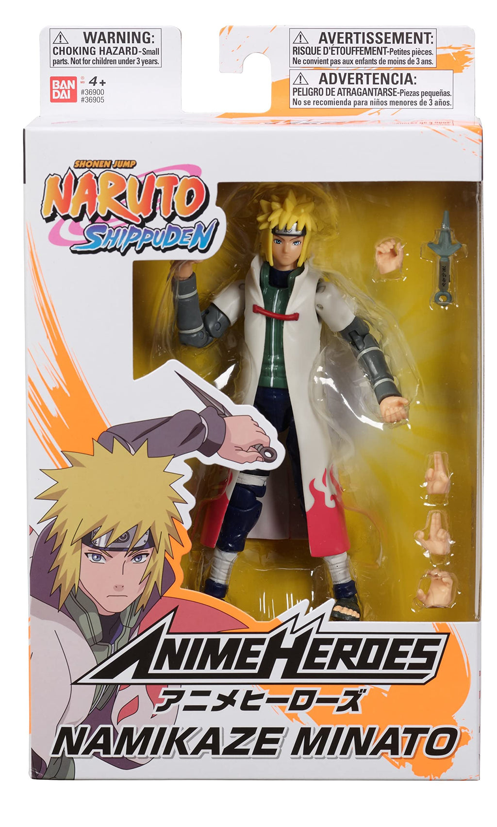 Bandai - Anime Heroes Naruto - Namikaze Minato (36905) - craques
