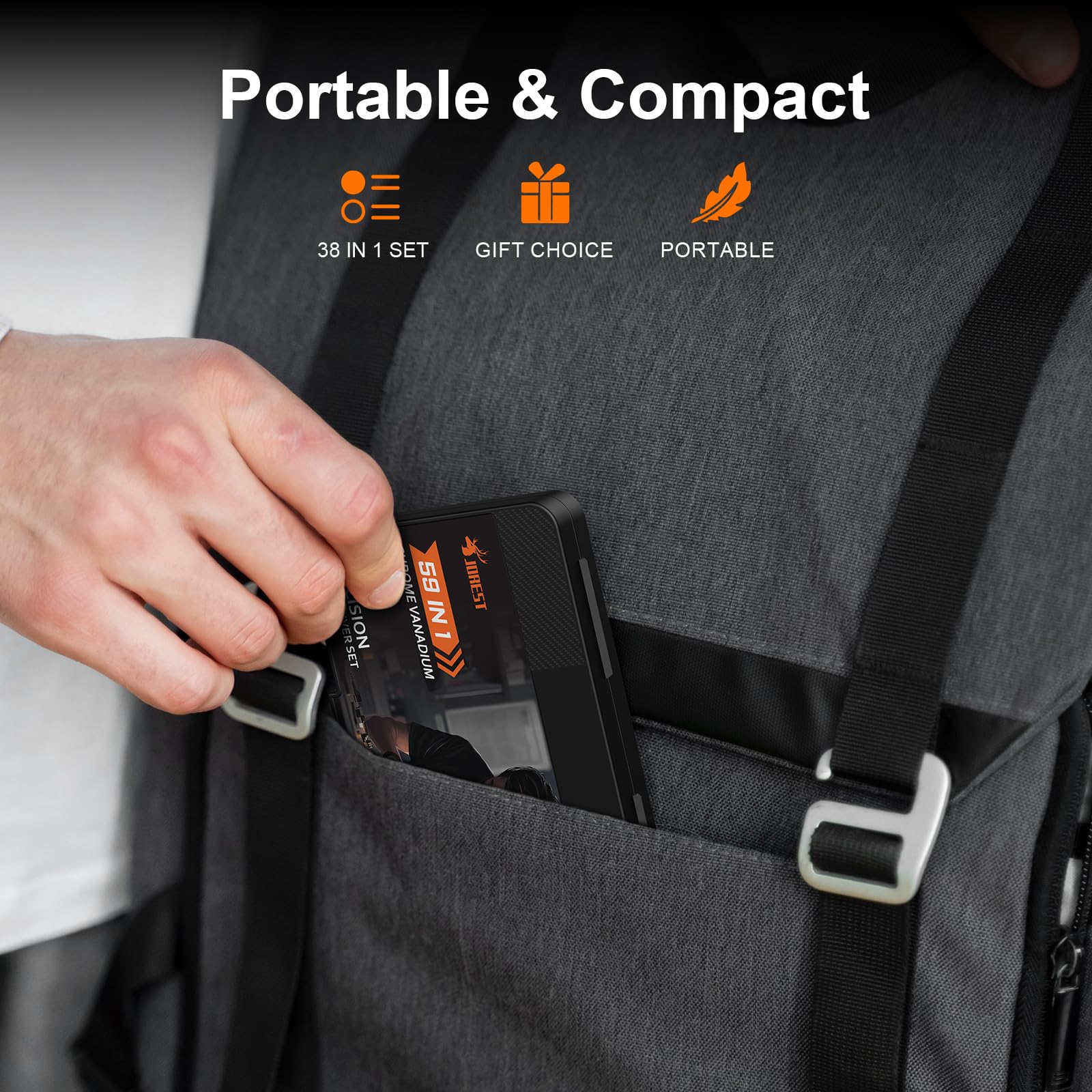 JOREST 38Pcs Small Precision Screwdriver Set, Tool Gifts for Men - craques