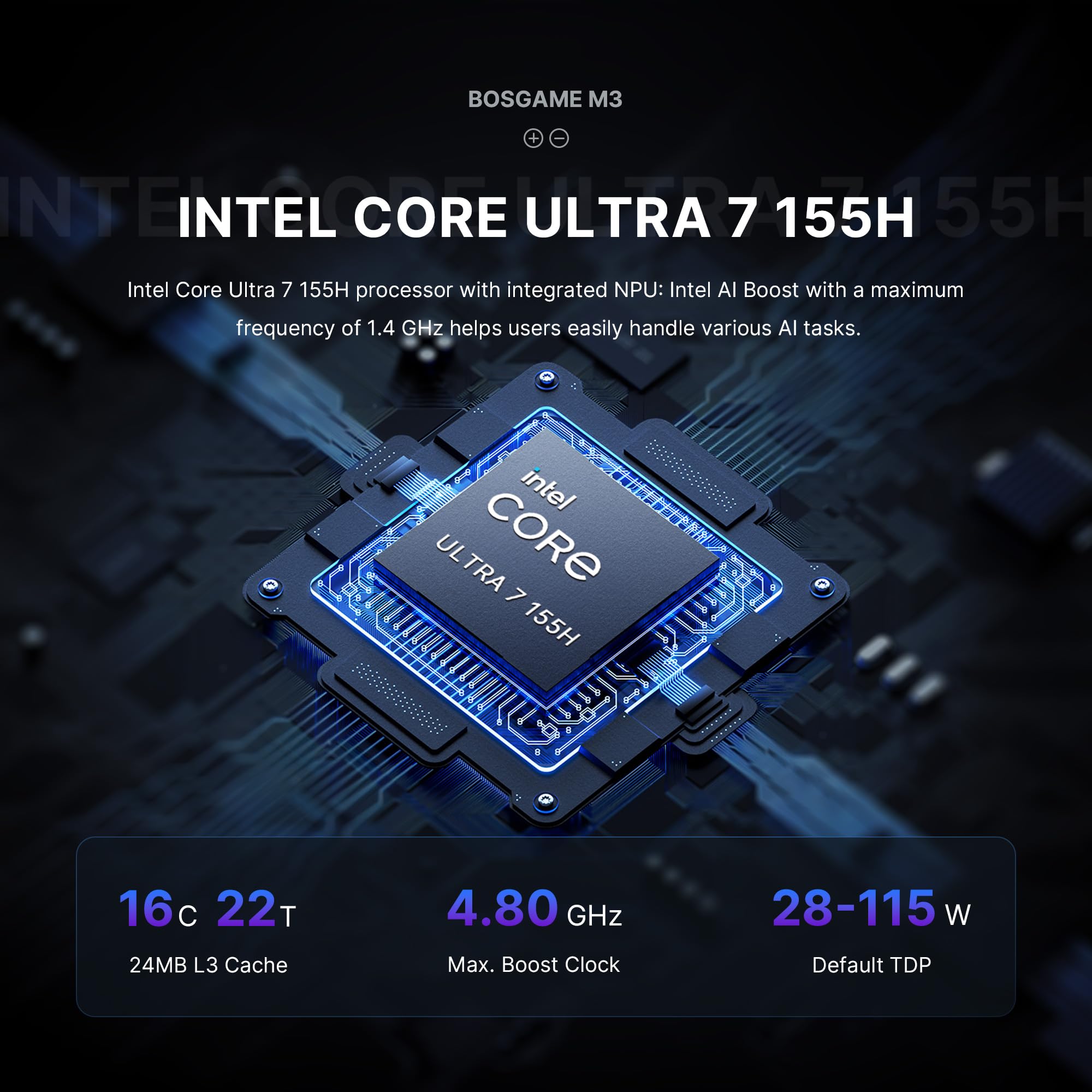 craques Ryzen 7 Gaming Mini PC Compact High-Performance