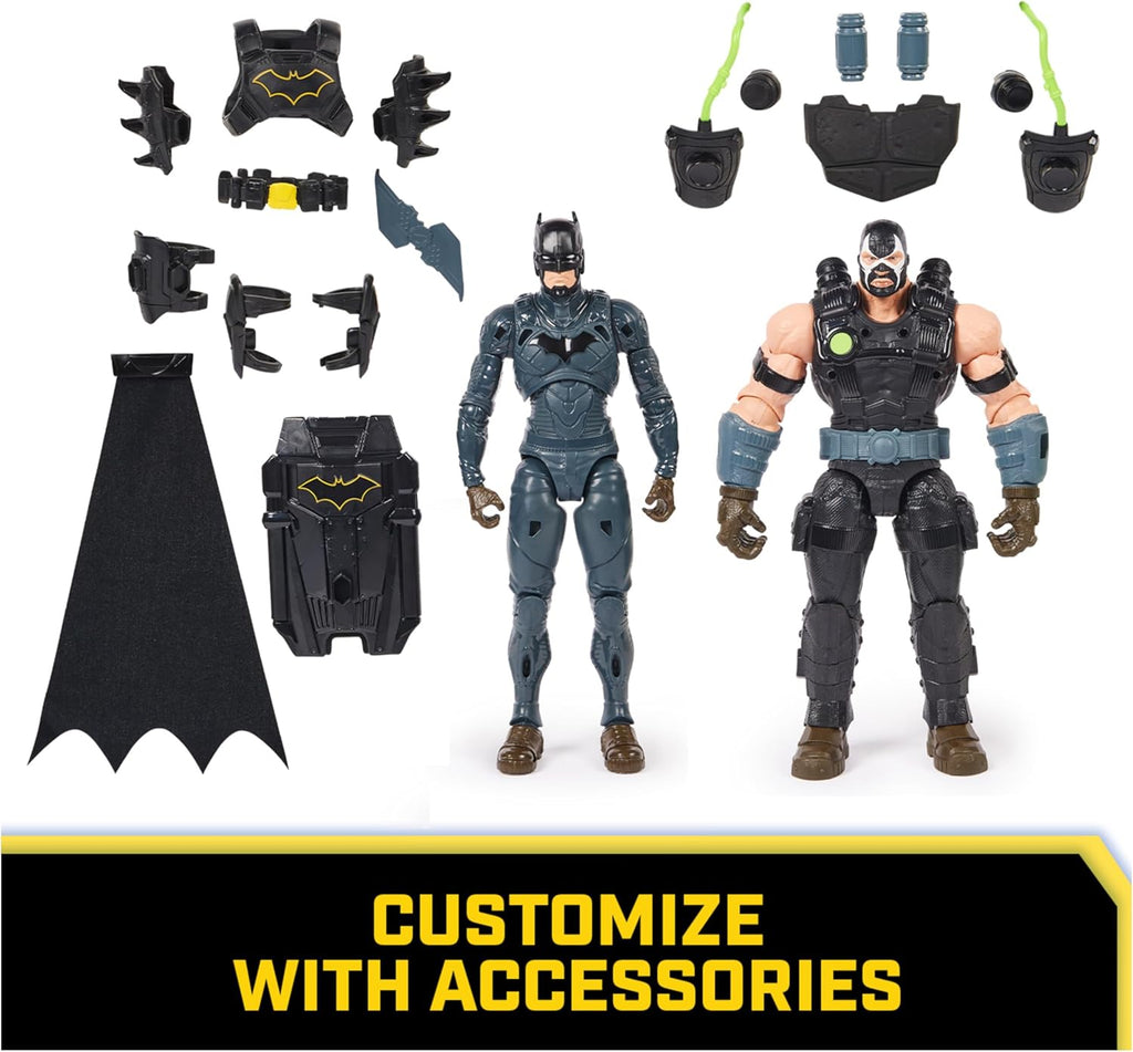DC Comics Batman Adventures Battle Pack Bane and Action Figures Set 14 Armor Accessories 12-inch Super Hero Kids Toy