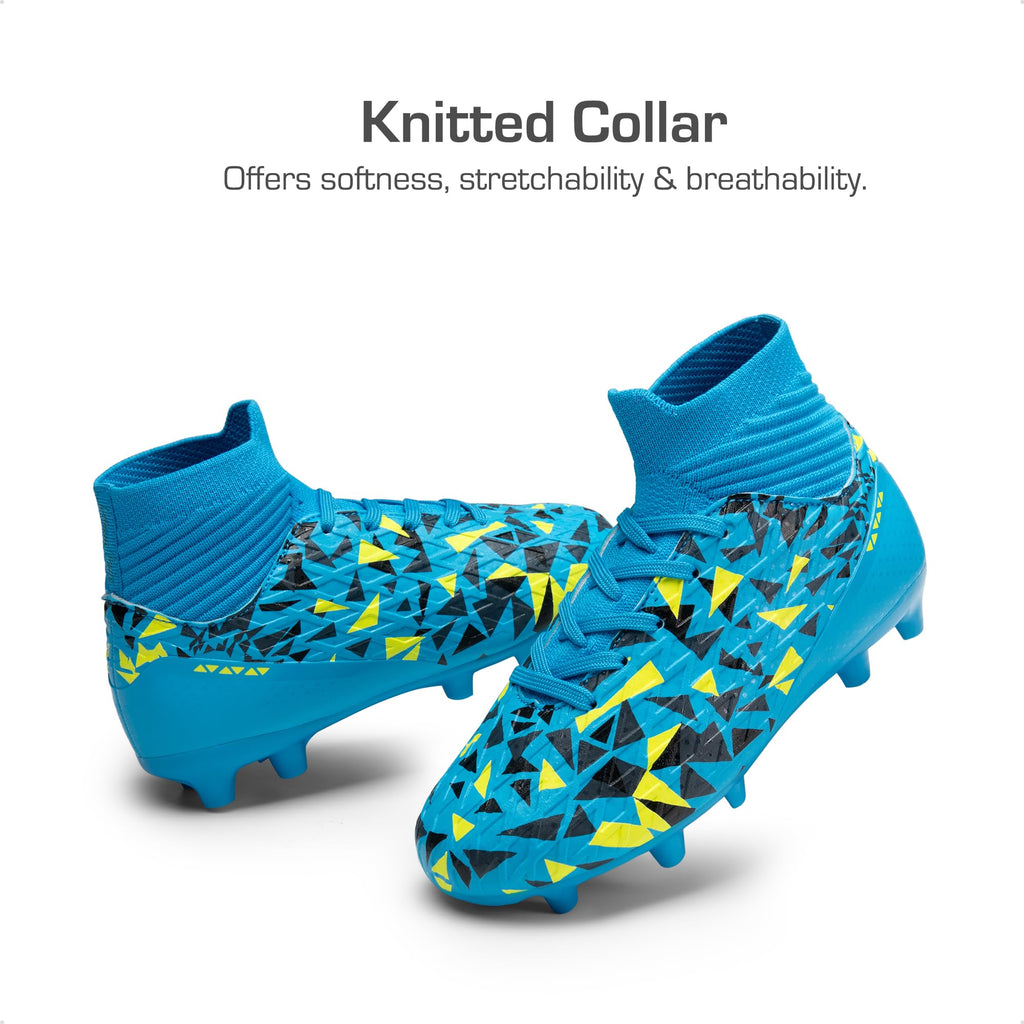 DREAM PAIRS Boys Football Cleats Youth High Top Firm - craques