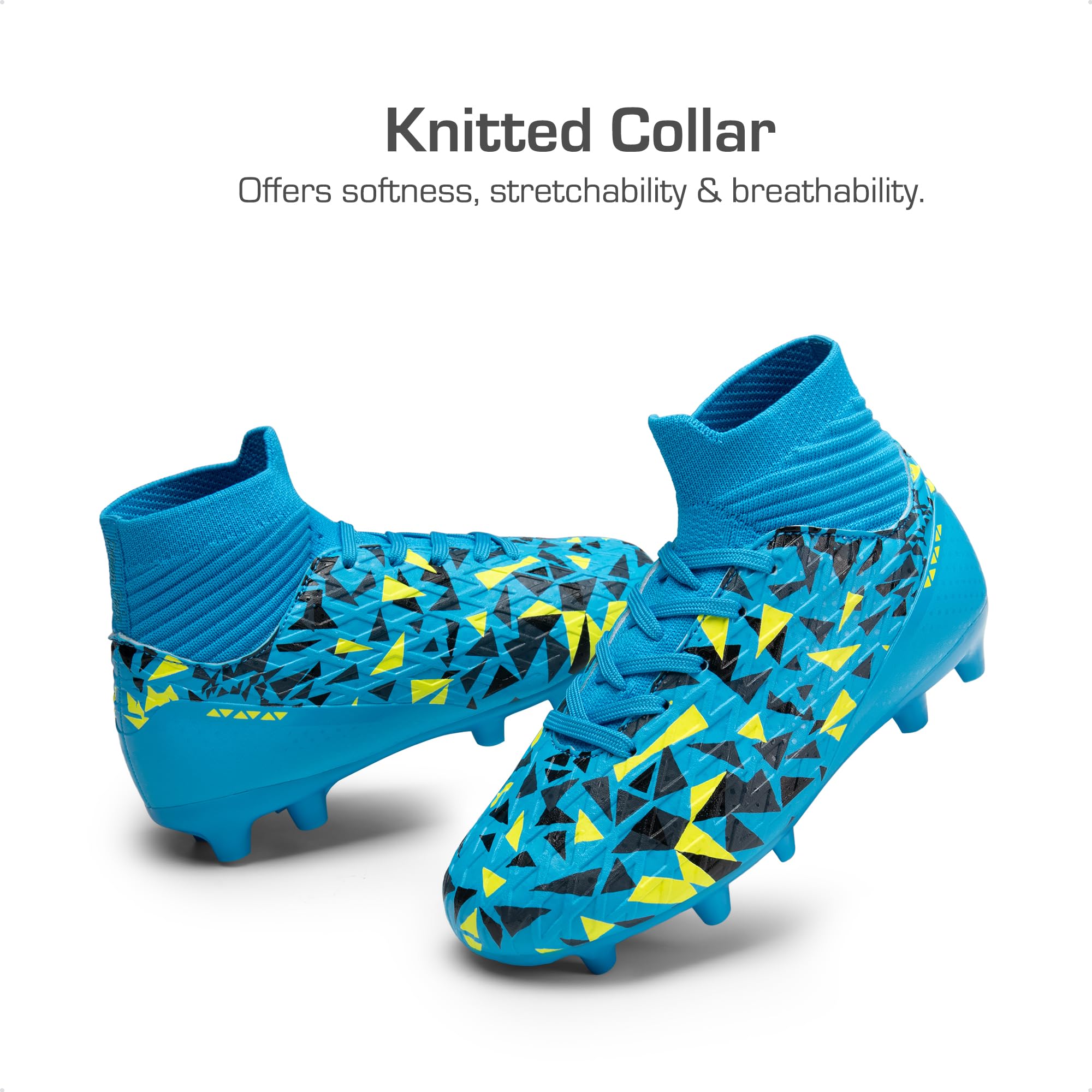 DREAM PAIRS Boys Football Cleats Youth High Top Firm - craques