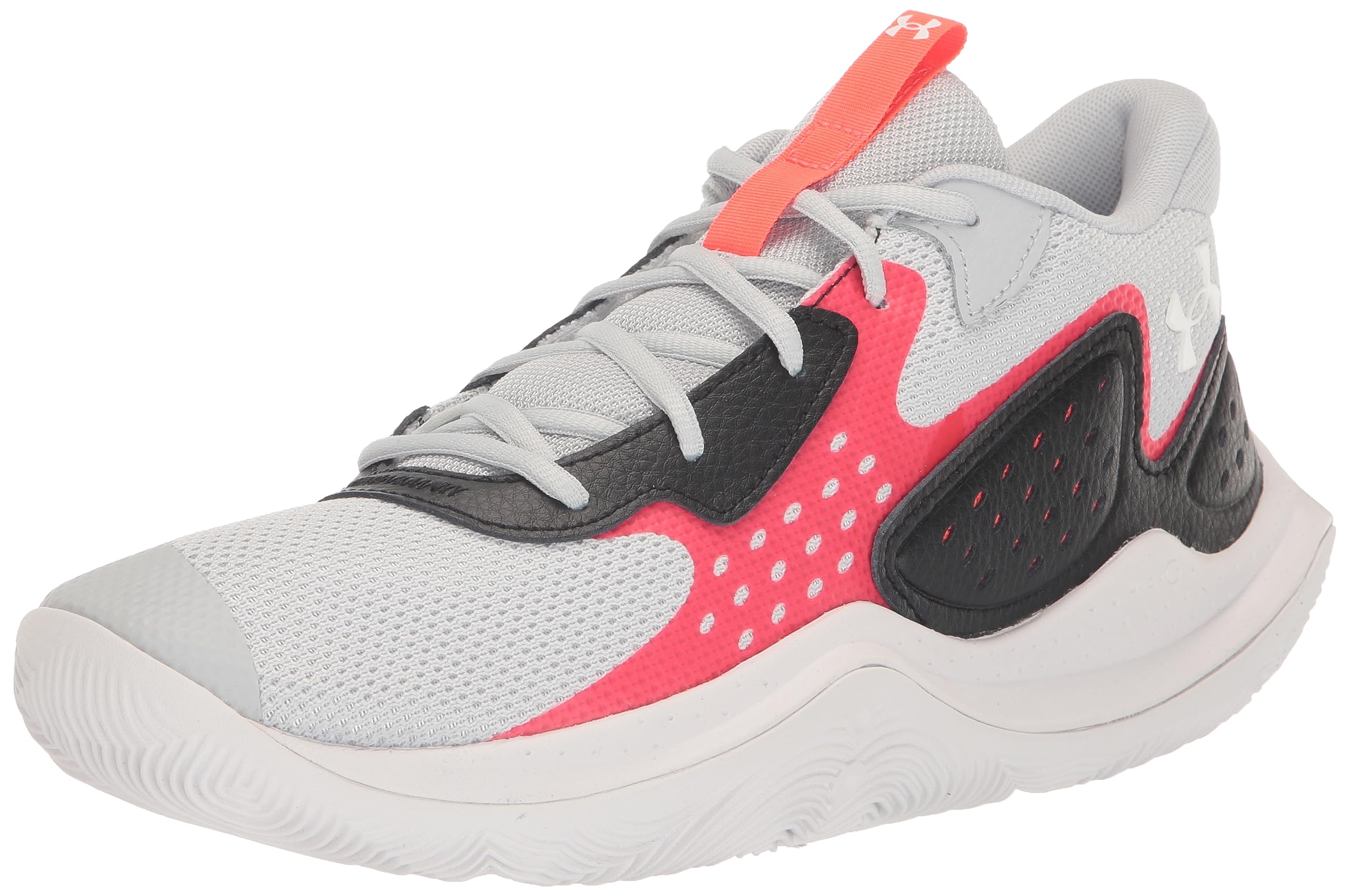 Under Armour Jet 23 Basketball Shoes - Lightweight Durable - 14 Women/12.5 Men / (103) Halo Gray/Beta/White