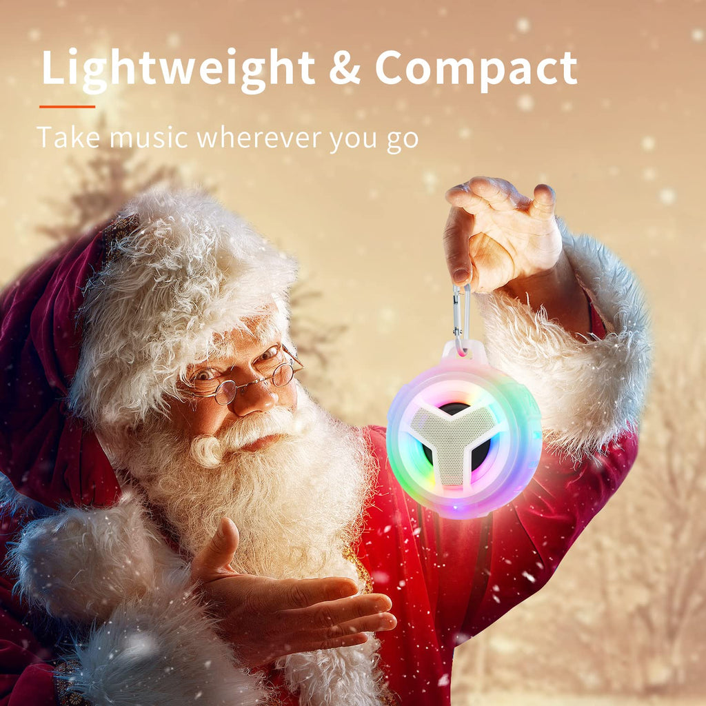 Craques Waterproof Bluetooth Shower Speaker with LED Lights craques