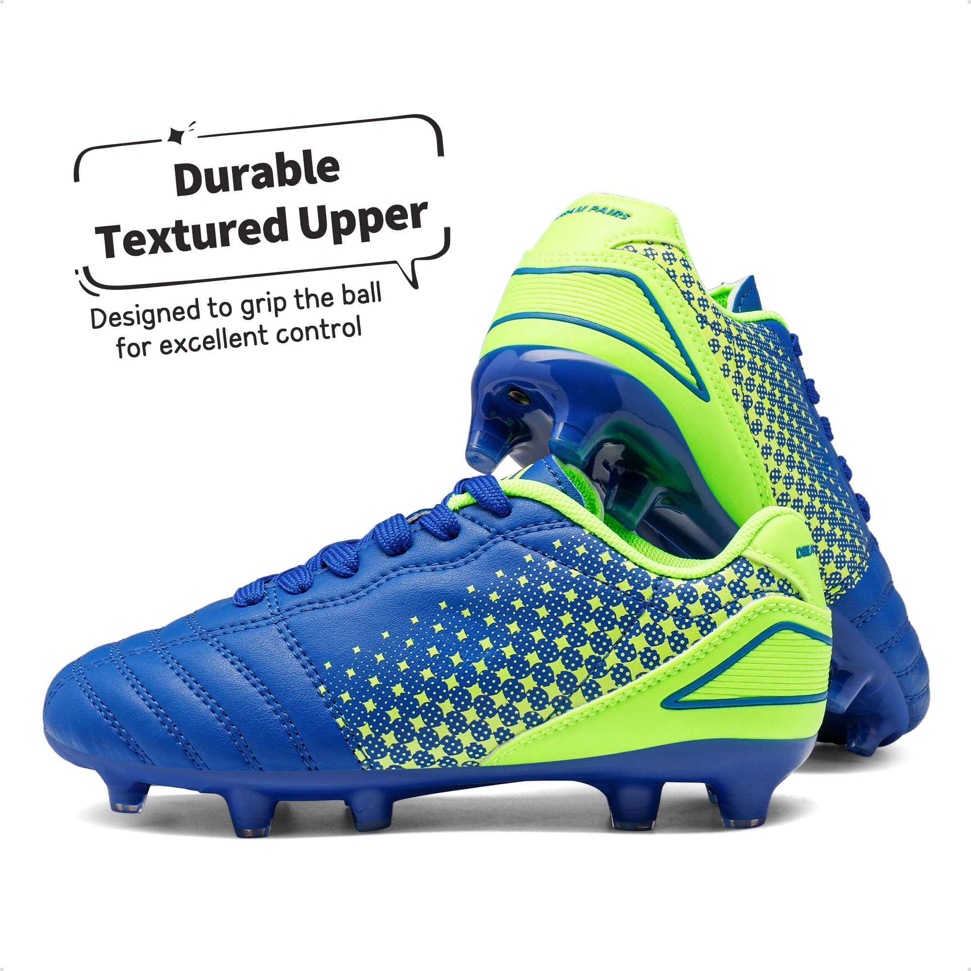 DREAM PAIRS Boys Girls Outdoor Football Shoes Soccer Cleats - craques