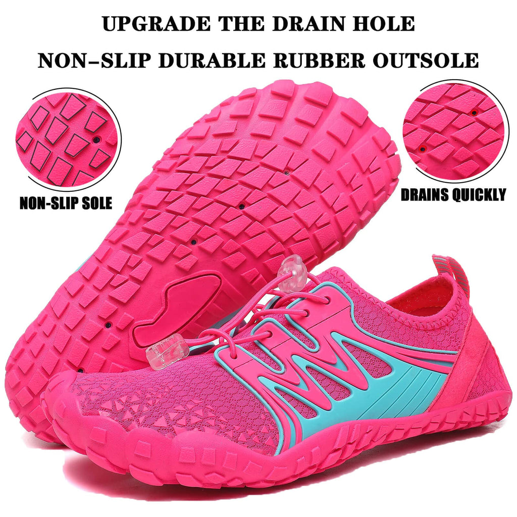 Mens Womens Water Shoes Quick-drying Barefoot Swimming Shoes - craques