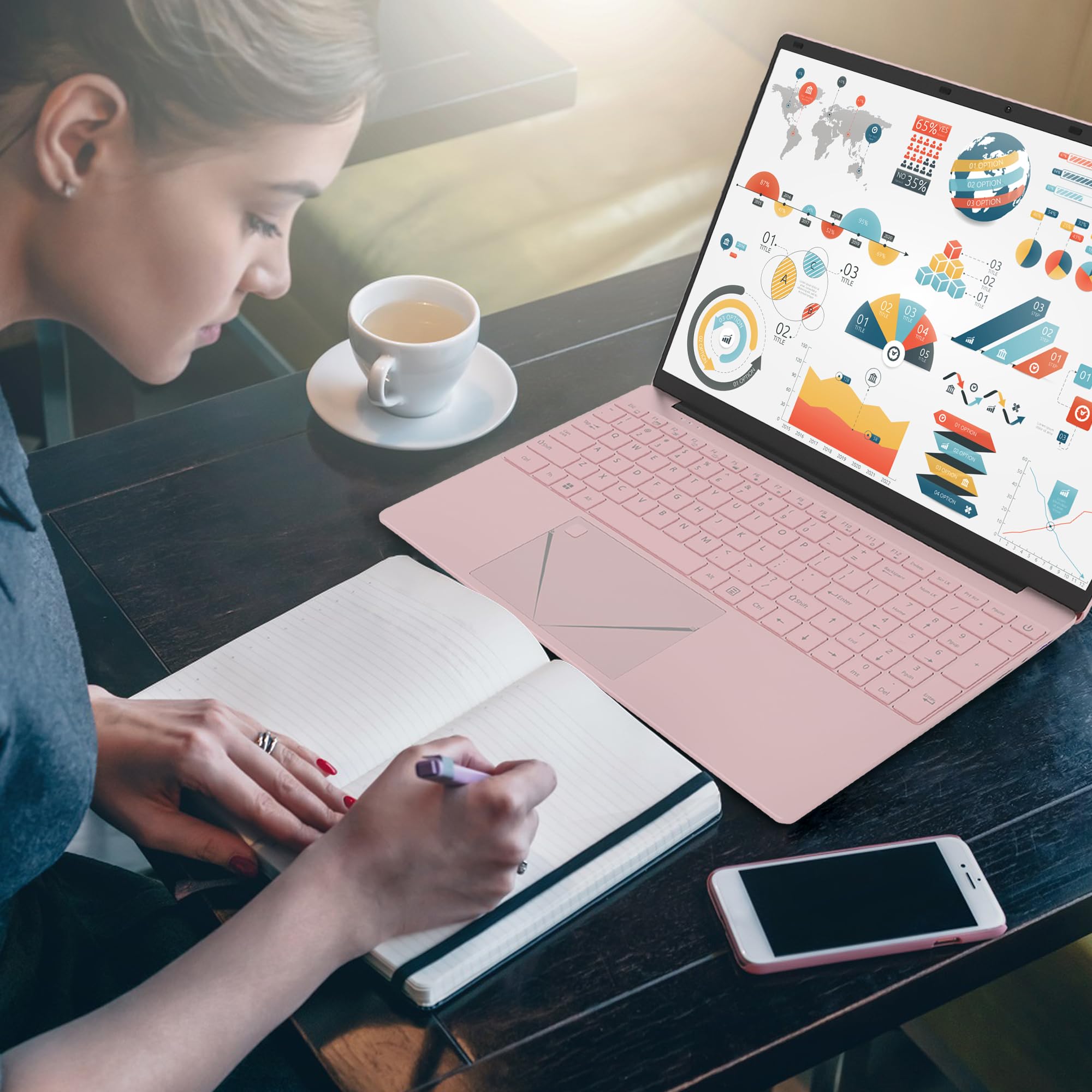 15.6 inch Laptop - 16GB RAM LPDDR4 512GB SSD Laptop Computer - craques