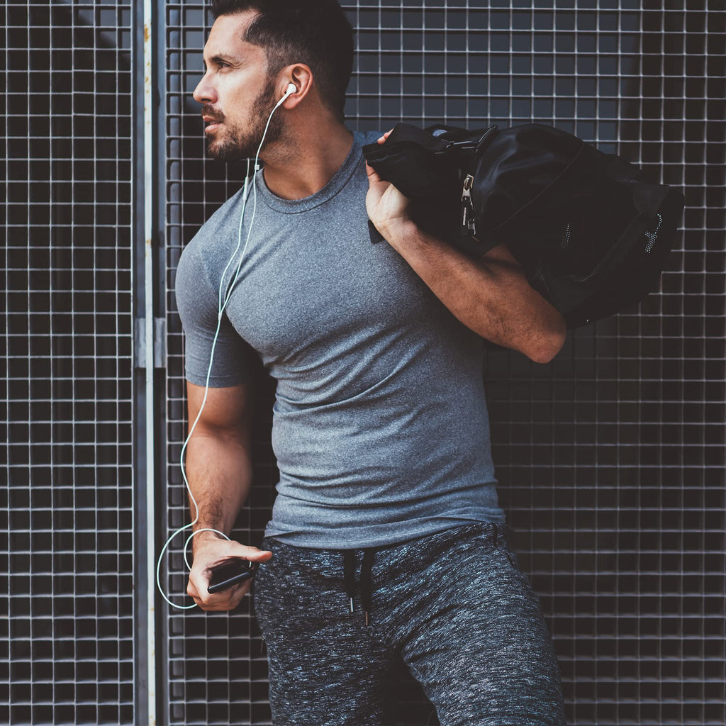 Men's Workout Shirts Athletic Wear Moisture Wicking - craques