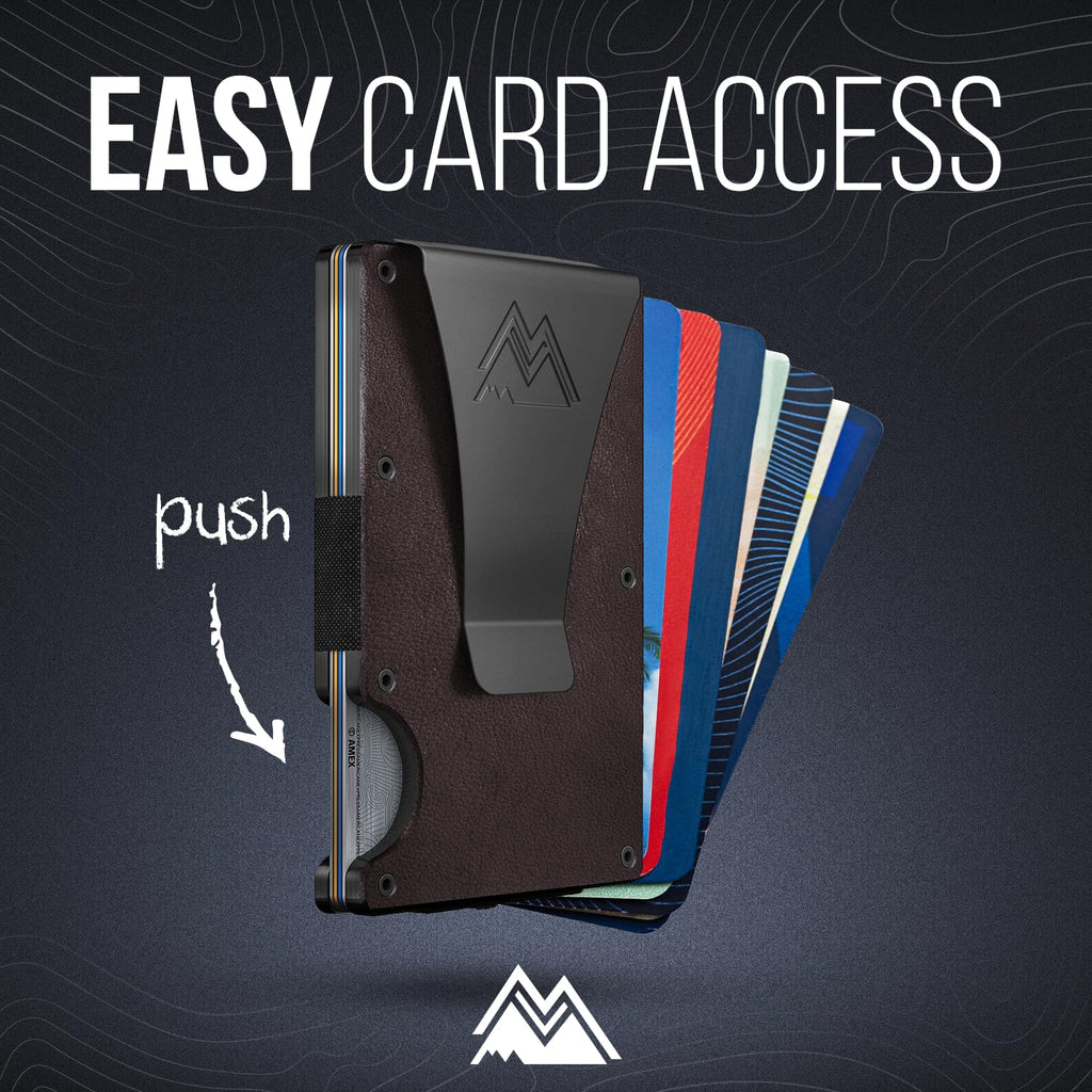 Craques RFID Blocking Minimalist Wallet with Wood Pattern craques