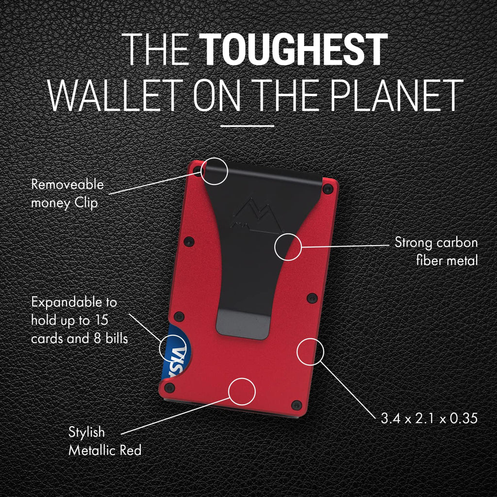 Craques RFID Blocking Minimalist Wallet with Wood Pattern craques