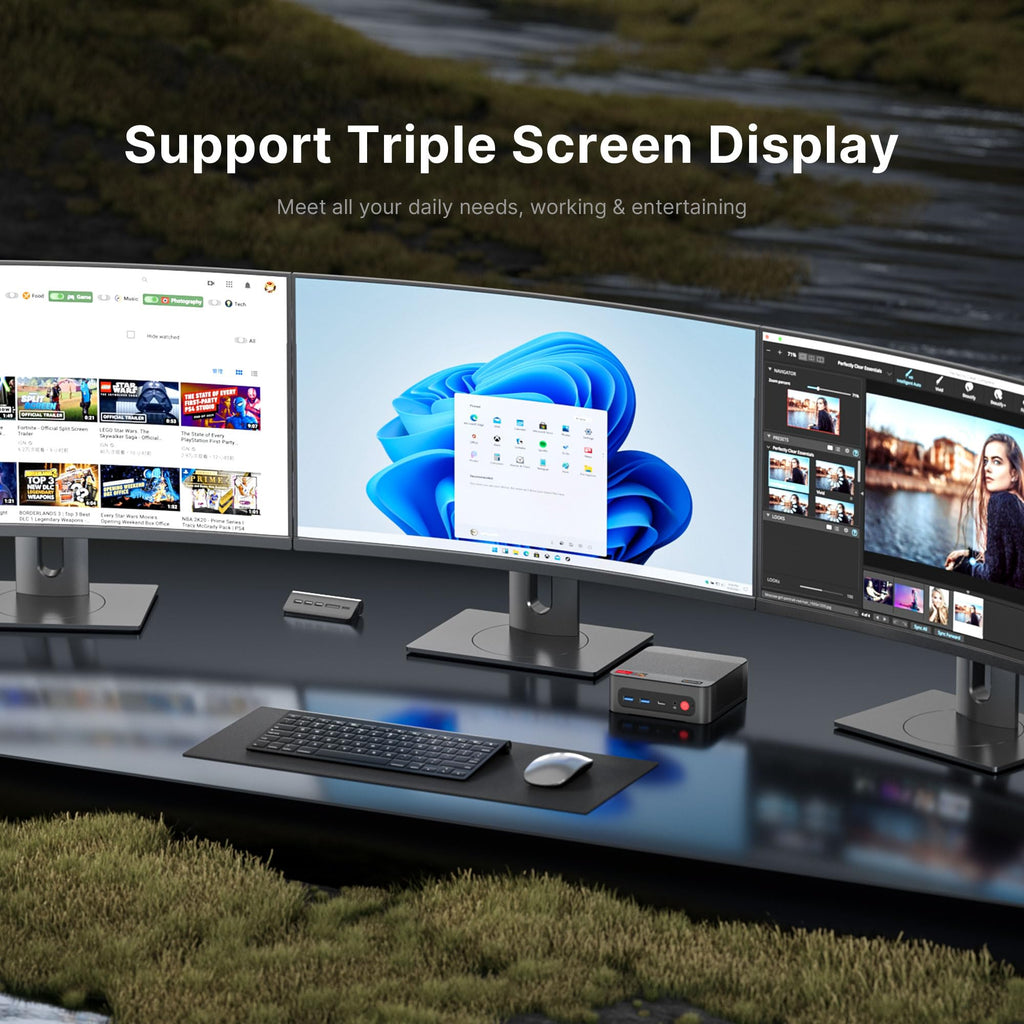 craques Ryzen 7 Gaming Mini PC Compact High-Performance