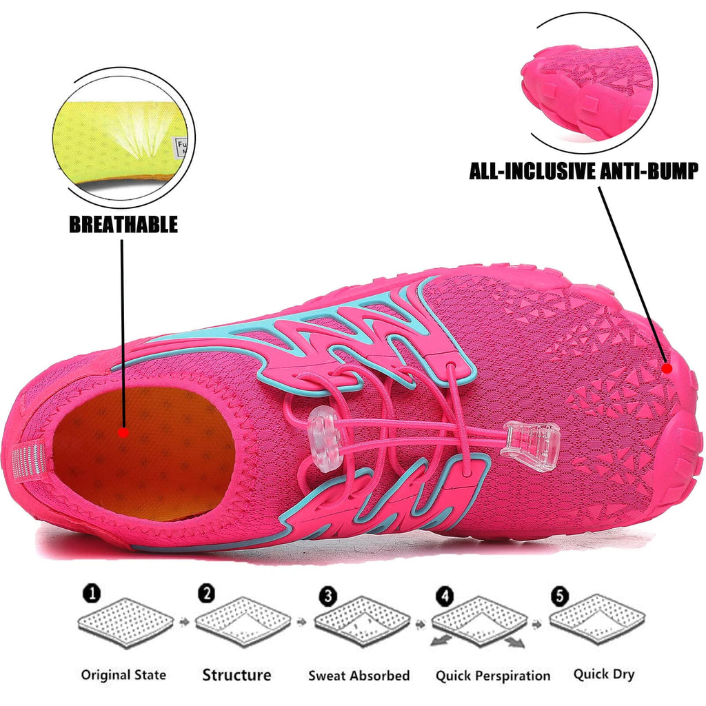 Mens Womens Water Shoes Quick-drying Barefoot Swimming Shoes - craques