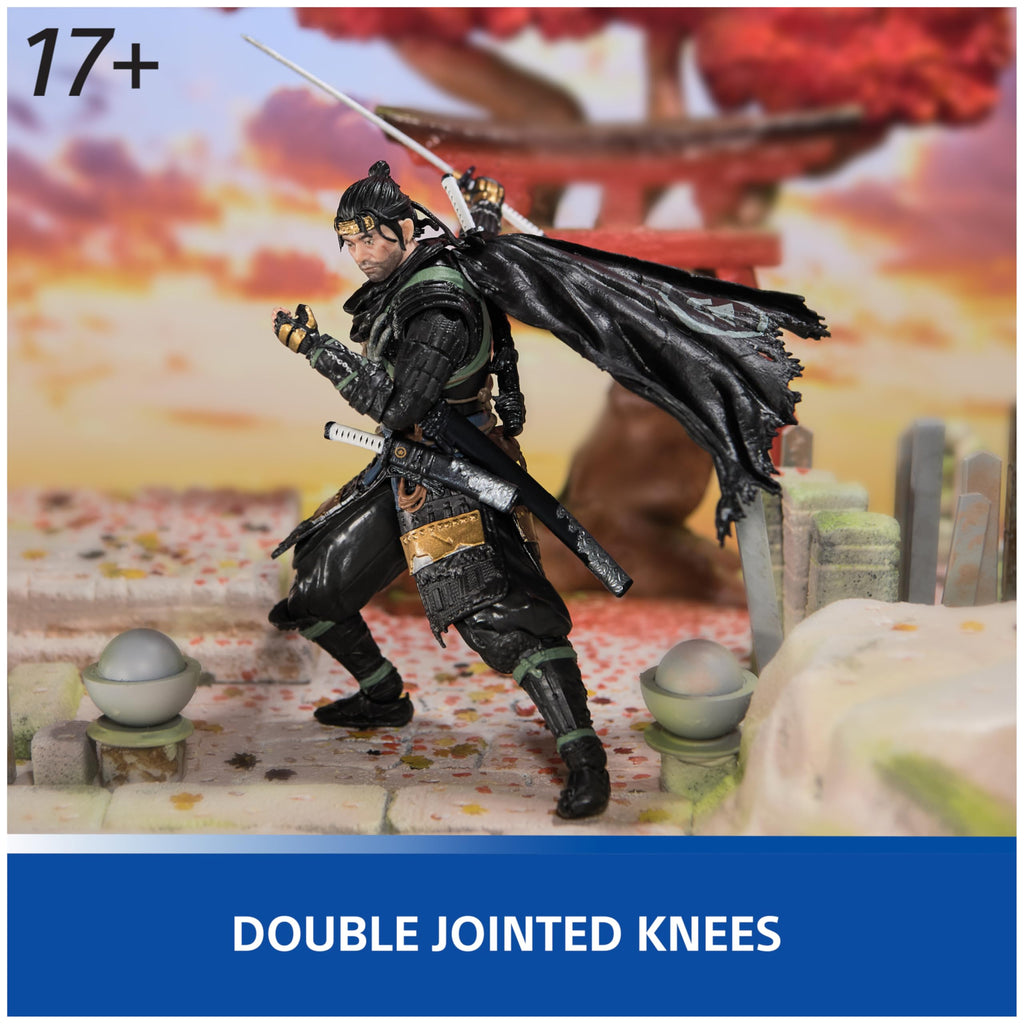 PlayStation God of War Ragnarök, 6” Kratos Action Figure with 5 Accessories, The Shapes Collection, for PS5 Fans & Collectors Ages 17+ - craques