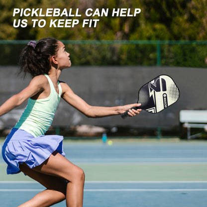 Graphite Pickleball Paddles 4 Pack - Premium Rackets Fiber Face