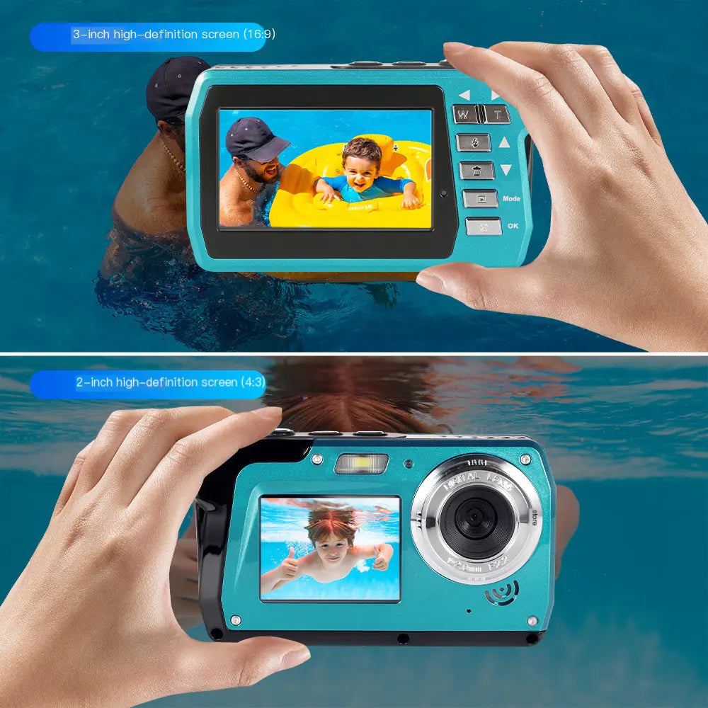 Craques Waterproof 4K Digital Camera with Dual Screen craques