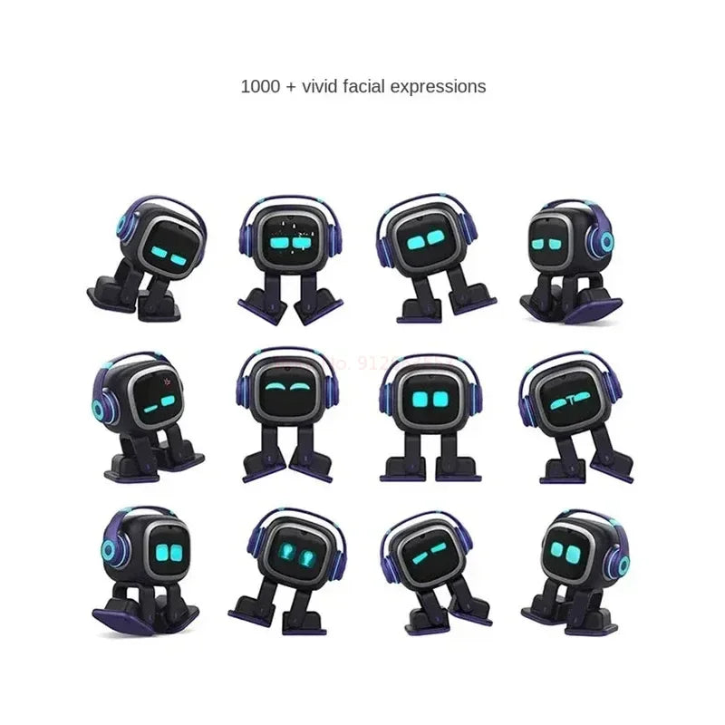Emo Intelligent Robot Pet Toy Sound Player Ai Puzzle Electronic Action Desktop Decoration Children’s Gift