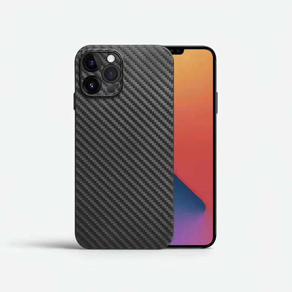 12 Pro Max Carbon Fiber Pattern Ultra-Thin Case