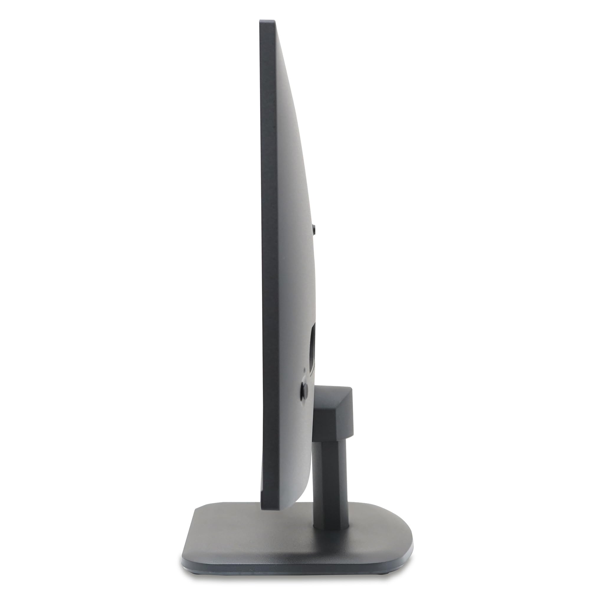 Side view of Acer 27 inch gaming monitor showcasing slim profile and sturdy stand