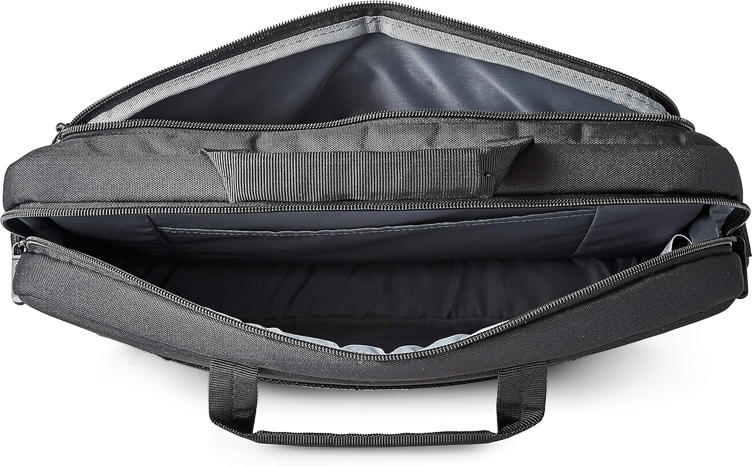 Craques laptop carrying case 15.6 inch with padded compartments and durable black fabric