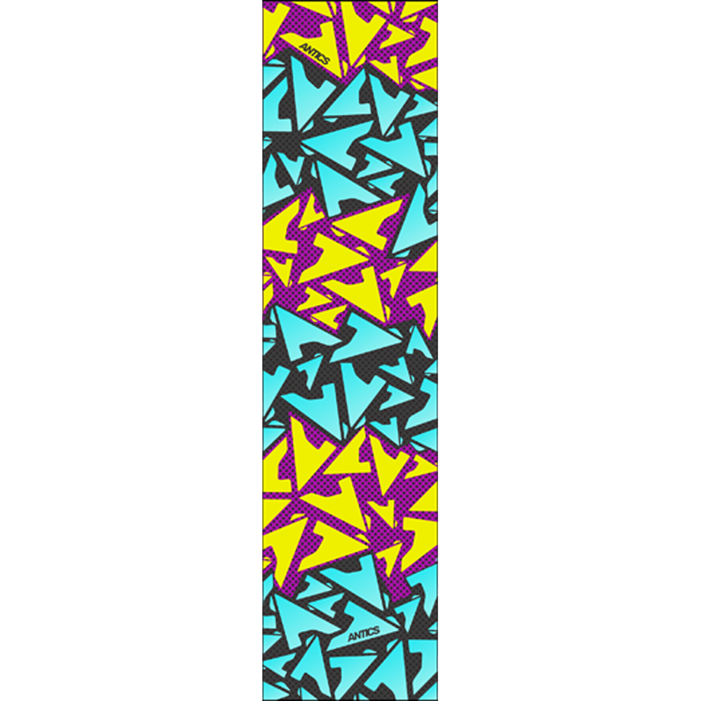 Antics by North Scooters Colorful Skateboard Grip Tape - craques